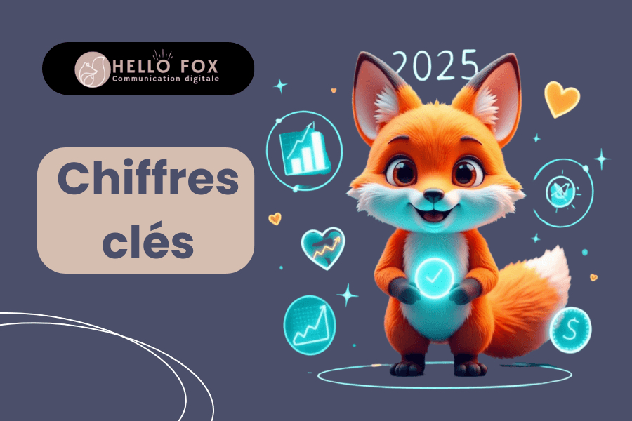 Blog Hello Fox photo de présentation article de blog -Chiffres clés réseaux sociaux