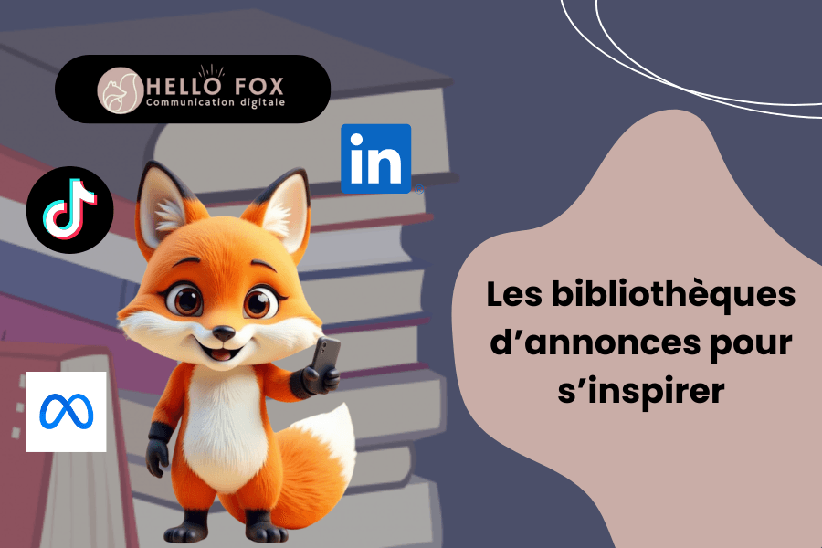 Blog Hello Fox photo de présentation article de blog -Bibliothèque annonce Meta Linkedin Tiktok