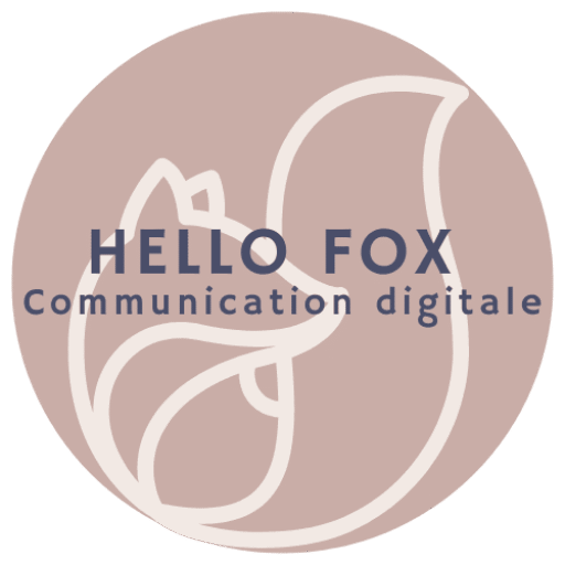 Logo rond Hello Fox Communication Digitale