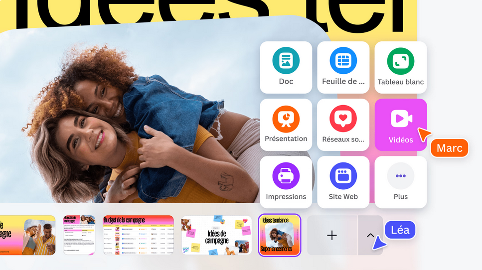 Interface Canva Visual Suite 2.0 nouveautés 2025