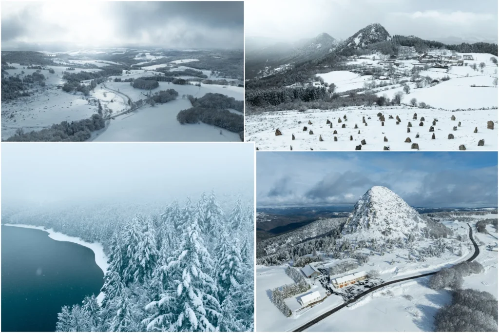 prise de vue par drone des paysages d'Ardèche réalisé par Hello Fox - community manager
